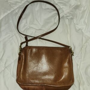 Coach Classic Leather Saddle Bag
